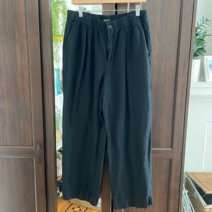 Madewell zip up linen pants